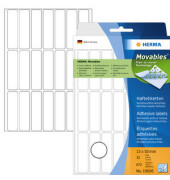 Etiketten Movables 10606, weiß 13x50mm, rechteckig, 