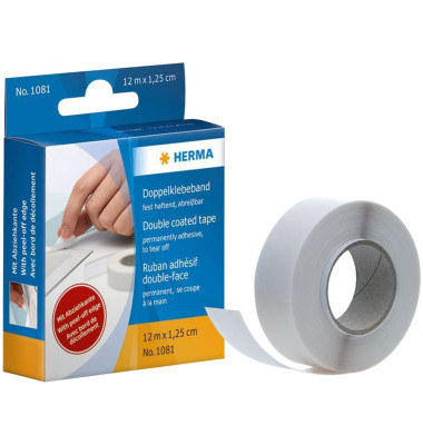 Klebeband doppelseitig 1081 12mm x 12m permanent Klebeband doppelseitig 1081 12mm x 12m permanent