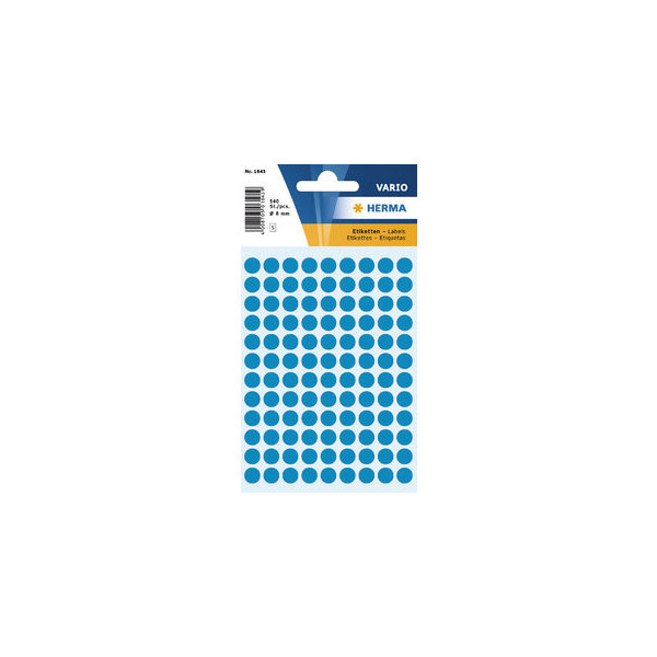 4008705018432 - Markierungspunkte Vario 1843 blau Ø 8mm 4008705018432 540 Stück