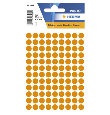 Markierungspunkte Vario 1844, leuchtorange, &Oslash; 8mm