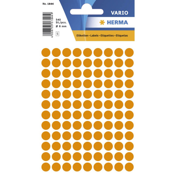 4008705018449 - Markierungspunkte Vario 1844 leuchtorange Ø 8mm 4008705018449 540 Stück