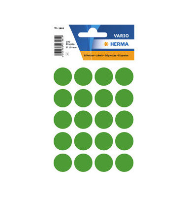 Markierungspunkte Vario 1885, dunkelgr&uuml;n, &Oslash; 19mm