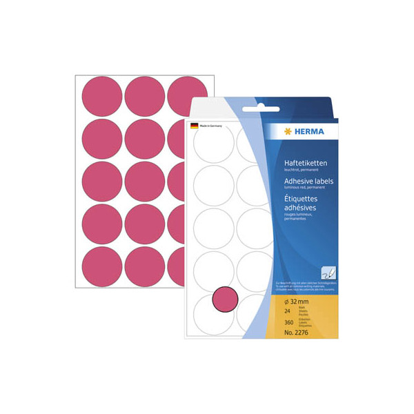 4008705022767 - Markierungspunkte 2276 leuchtrot Ø 32mm 4008705022767 360 Stück