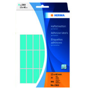 Etiketten 2363, blau, 13x40mm, rechteckig
