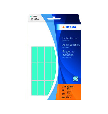 Etiketten BLAU 2363 13 x 40 mm