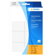 Etiketten 2560 weiß 39x50mm (BxH)