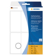 Etiketten 2590 weiß 40x75mm (BxH)