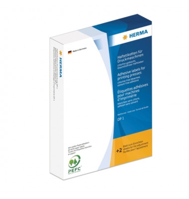 Etiketten für Druckmaschine DP1 19 x 40mm weiß 2890
