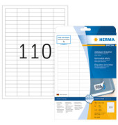 Etiketten Special 4210, weiß 38,1x12,7mm, rechteckig, 