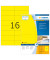 Etiketten Special 4256, gelb, 105x37mm, rechteckig