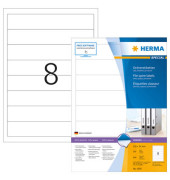 R&uuml;ckenschilder Special 4290, wei&szlig;, schmal/kurz, 34x192mm, selbstklebend, permanent 