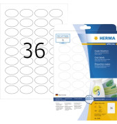 Etiketten Special 4380, weiß 40,6x25,4mm, oval, 