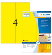 Etiketten Special 4396, gelb, 105x148mm, rechteckig