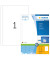 Etiketten Premium 4458, weiß 200x297mm, rechteckig, 