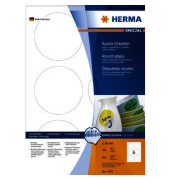 Etiketten Special 4478, weiß 85x85mm, rund, 