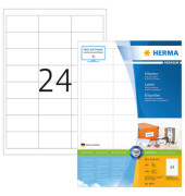 Etiketten Premium 4670, weiß 66x33,8mm, rechteckig, 