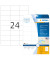 Folienetiketten Special 4685, transparent, 70x37mm (BxH), rechteckig