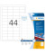 Folienetiketten Special 4690, wei&szlig;, 48,3x25,4mm (BxH), rechteckig