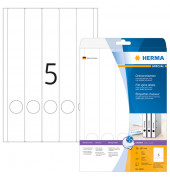 R&uuml;ckenschilder Special 4830, wei&szlig;, schmal/lang, 38x297mm, selbstklebend, permanent 