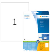 Etiketten Premium 5065, weiß 210x297mm, rechteckig, 