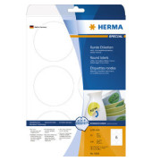 Etiketten Special 5068, weiß 85x85mm, rund, 