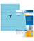 selbstklebende Rückenschilder A4 Etiketten 5093 blau schmal/kurz 38x192mm (BxH) selbstklebend 