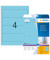 selbstklebende Rückenschilder A4 Etiketten 5098 blau breit/kurz 61x192mm (BxH) selbstklebend permanent 
