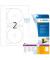 CD Etiketten Maxi 5115 Ø 116 mm weiß