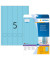 selbstklebende Rückenschilder A4 Etiketten 5133 blau schmal/lang 38x297mm (BxH) selbstklebend permanent 