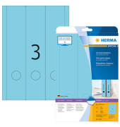 selbstklebende Rückenschilder A4 Etiketten 5138 blau breit/lang 61x297mm (BxH) selbstklebend permanent 