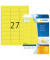 Etiketten Special 5140, neongelb, 63,5x29,7mm, rechteckig
