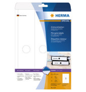 Herma 5167 63 x 297 mm Ordneretiketten weiß zum aufkleben 75 Stück ... Herma 5167 63 x 297 mm Ordneretiketten weiß zum aufkleben 75 Stück ...