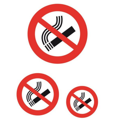 5736 Hinweisetiketten Nicht rauchen wetterfest