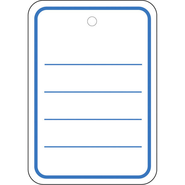 4008705068109 - Stückwarenanhänger geloFaden weiß 42x60mm 4008705068109 6810 1000 Stück