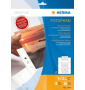 Fotoprospekthüllen Foto-Sichthüllen 7584, A4 : Fotos klar glatt, oben offen