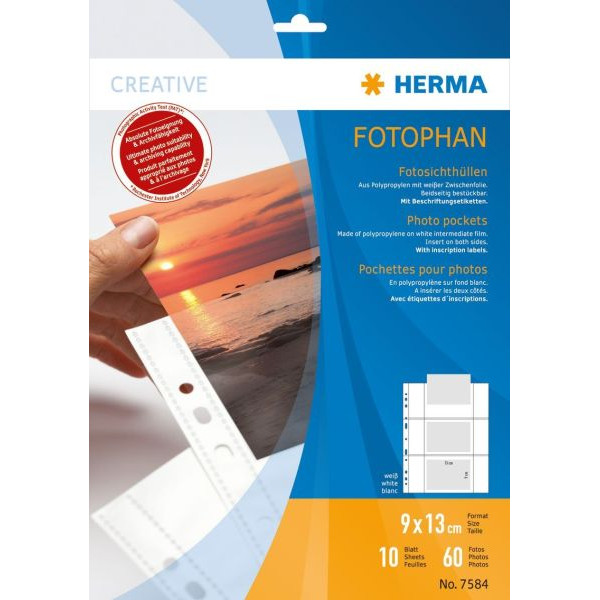 Herma 7584 Fotophan A4 9 x 13 cm quer Fotohüllen - Bürobedarf Thüringen