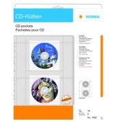 CD/DVD-Hüllen PP-Folie transparent 230x300mm
