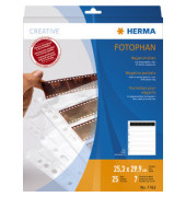 Negativh&uuml;llen A4 f&uuml;r Kleinbildfilm 35mm klar 250x295 25+1