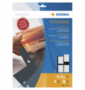 Fotosichth&uuml;llen f. 80 Fotos 9x13cm hoch 10 Bl