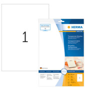 Folienetiketten Special 8964, transparent, 210x297mm (BxH), rechteckig