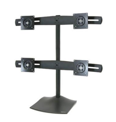 Monitor Stand DS100 Quad schwarz bis 61cm 2x2