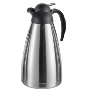Isolierkanne Thermoart 290-070, silber/schwarz, 1 Liter