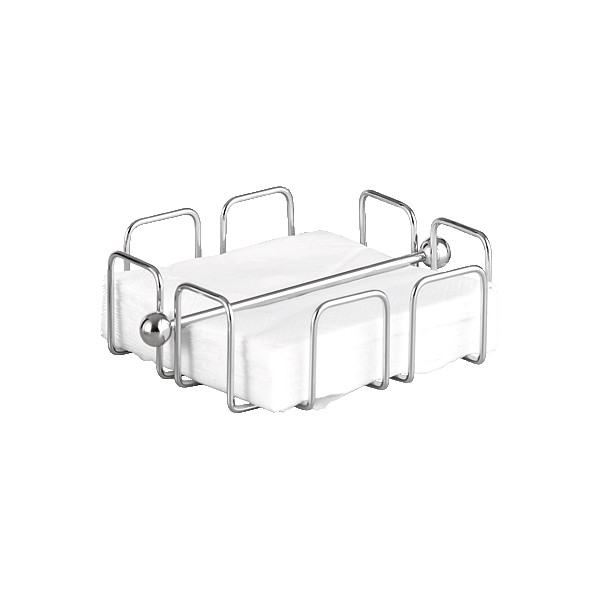 MGE Schwarz Quadratisch Serviettenst/änder mit Beschwerer Serviettenhalter aus Metall