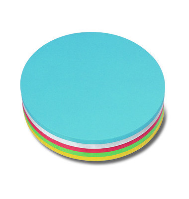 Moderationskarten Kreise Ø 19cm farbig sortiert 250 Stück