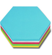 Moderationskarten Wabe farbig sortiert 19x16,5cm 250 Stück