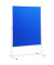 Moderationstafel, 120x150cm, Filz + Filz (beidseitig), pinnbar, blau + blau