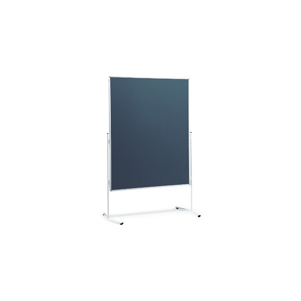 5028252131216 - Moderationstafel 120x150cm Filz + Filz (beidseitig) pinnbar grau + grau 5028252131216 Nobo