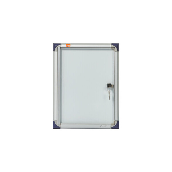 5028252158725 - NOBO Schaukasten Extraflach für den Innenbereich 1 × A4 magnetisch Klapptür