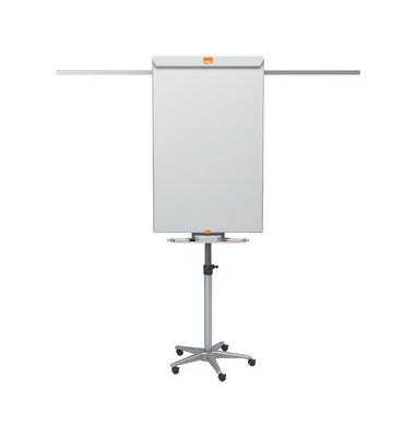 Flipchart Impression Pro, 1901920, 70x100cm (BxH), silber, mit Rollen, mit 2 Seitenarmen