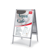 Kundenstopper Premium Plus 1902207, A2, Din A2, Plakatst&auml;nder, wetterfest, alu